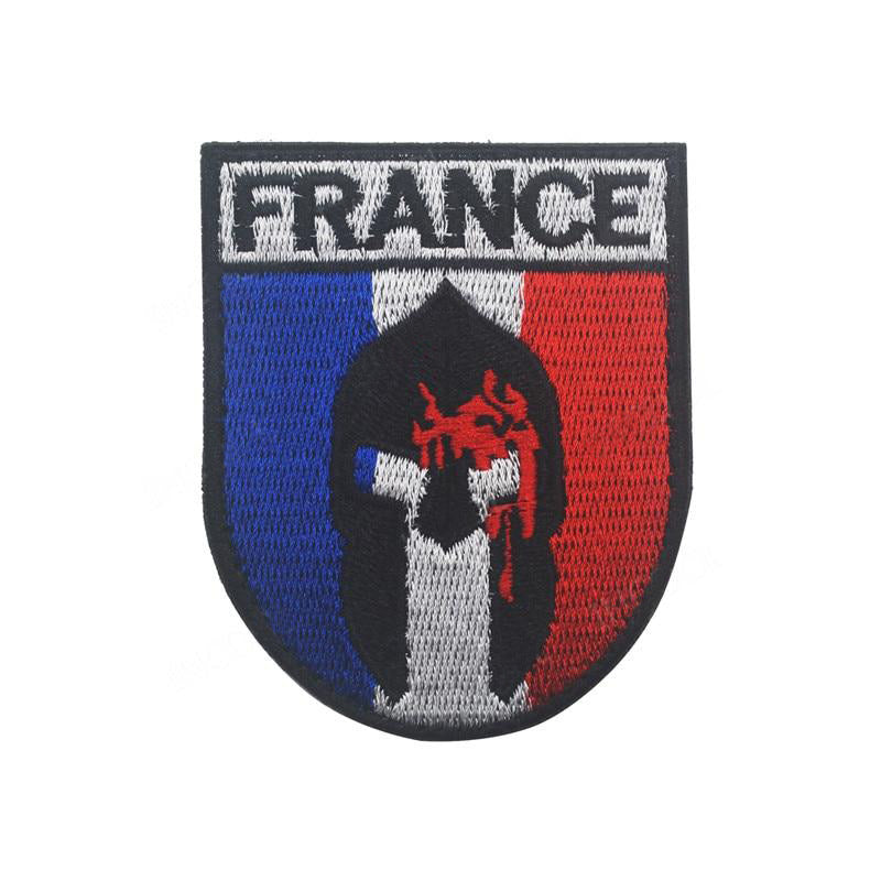 Patch Spartiate Militaire Français / La-Boutique-Spartiate