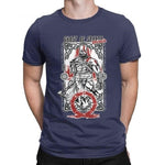 T-Shirt Spartiate Kratos Fantôme de la Guerre Bleu Marine