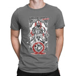 T-Shirt Spartiate Kratos Fantôme de la Guerre Gris Foncé