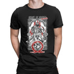 T-Shirt Spartiate Kratos Fantôme de la Guerre Noir