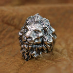 Bague Mythologie Grecque Lion De Némée Argent Massif