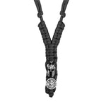 Collier Spartiate De Survie Noir