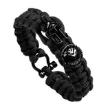 Bracelet Spartiate Survie Noir