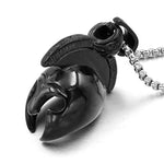 pendentif spartiate noir