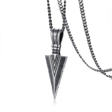 Collier Spartiate Pointe de Lance