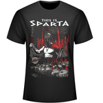 T-shirt Spartiate Murs De Boucliers