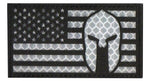 Patch Spartiate Us Noir et Blanc