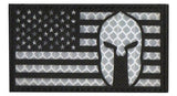 Patch Spartiate Us Noir et Blanc