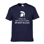 Tee-Shirt Spartiate Je Suis Spartacus Bleu