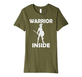 T-Shirt Spartiate Warrior Inside Vert