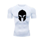 T-Shirt Spartiate Spandex Blanc