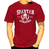 T-Shirt Spartiate Rouge Strong Fitness