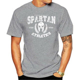 T-Shirt Spartiate Fitness Strong Gris
