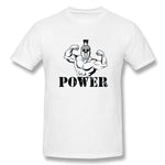 Tee Shirt Spartiate Blanc Power Lifter