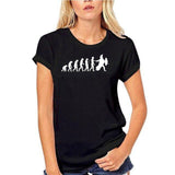 T-Shirt Spartiate Femme Noir Évolution Ultime