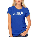 T-Shirt Spartiate Femme Évolution humaine
