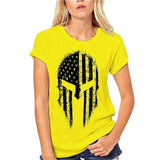 T-Shirt Spartiate USA Helmet Girl