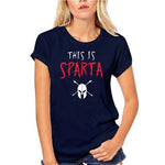 Tee-Shirt Spartiate Spartan Woman Bleu Marine