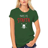 T-Shirt Spartiate Spartan Woman Vert