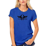 T-Shirt Spartiate Femme Bleu Train For Glory