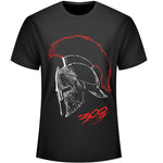 T-Shirt Spartiate Casque Léonidas 300