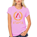 Tee-Shirt Spartiate Cité De Sparte Rose