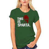 Tee-Shirt Spartiate Femme Vert C'est Sparte