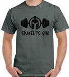 Tee-Shirt Spartiate Gris Foncé Spartans Gym