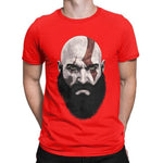 T-Shirt Spartiate Rouge Angry Kratos