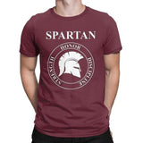 T-Shirt Spartiate Bordeaux Strength Honor