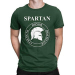 T-Shirt Spartiate Vert Strenght Honor Discipline