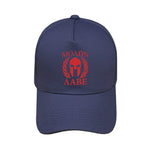 Casquette Spartiate Bleue Logo Rouge