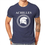 T-Shirt Spartiate Bleu Marine Achilles