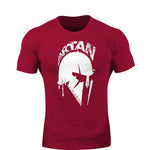 T-Shirt Spartiate Spartan Fighter Rouge
