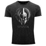 T-Shirt Spartiate Noir Ancient Sparta