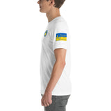 T-Shirt Spartiate Blanc Ukraine 